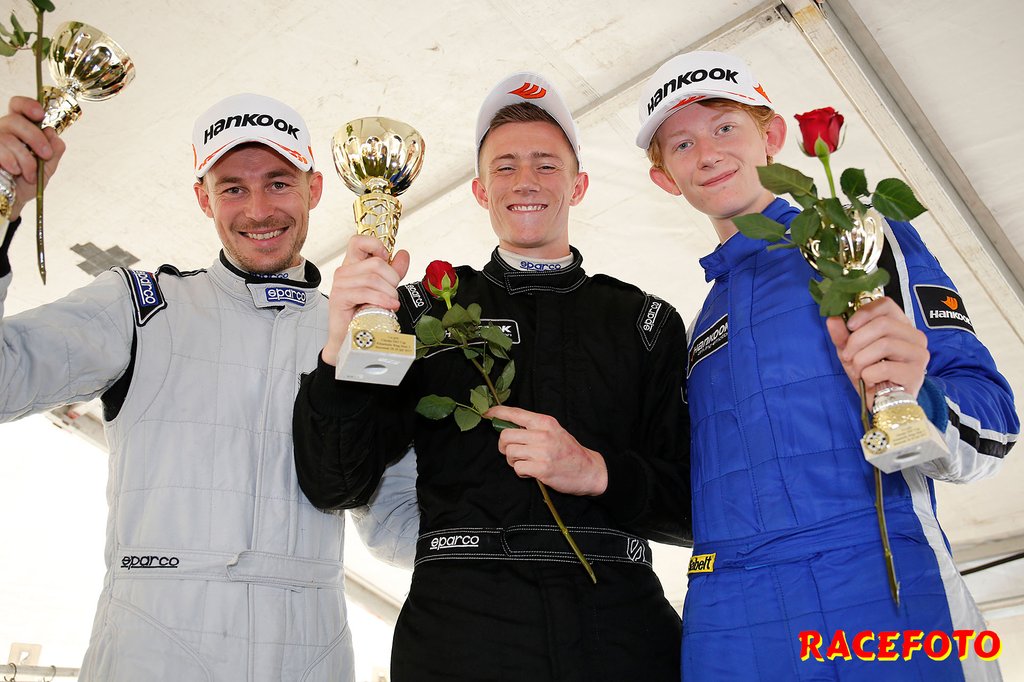 Podiet fra 2. heat
(Foto: Bengt-Åce Gustavsson, Racefoto.se)